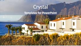  Presentation with apartments - Beautiful presentation theme featuring los gigantes area canary island backdrop and a ocean colored foreground