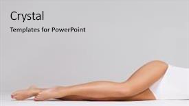  Presentation with sport - Amazing theme having cellulite and hair removal liposuction backdrop and a  colored foreground