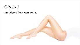  Presentation with sport - Presentation design consisting of cellulite and hair removal liposuction background and a  colored foreground