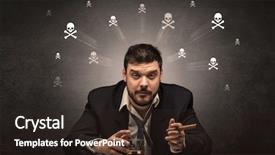  Presentation with concept - Cool new theme with losers - loser drunk man sitting backdrop and a  colored foreground