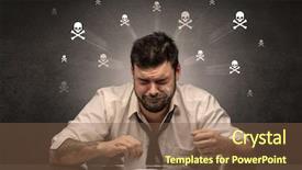  Presentation with concept - Cool new PPT theme with losers - loser drunk man sitting backdrop and a  colored foreground
