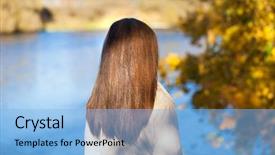  Presentation with rear view of bodyguard - Presentation with losing child - rear view hair beauty little background and a  colored foreground