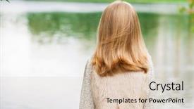  Presentation with rear view mirror - Presentation theme featuring losing child - rear view hair beauty little background and a  colored foreground