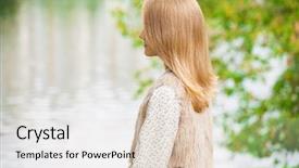  Presentation with rear view mirror - Amazing presentation theme having losing child - rear view hair beauty little backdrop and a  colored foreground