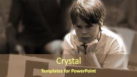  Presentation with lost - Audience pleasing PPT layouts consisting of losing child - sad boy who lost backdrop and a tawny brown colored foreground