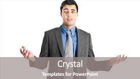  Presentation with white sparkle - Amazing PPT theme having losing money - sorry businessman isolated on white backdrop and a gray colored foreground