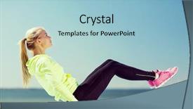  Presentation with loss - Theme having active weight loss - fitness and lifestyle concept background and a light blue colored foreground