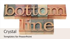  Presentation with profit loss - Cool new theme with loss concept - bottom line backdrop and a coral colored foreground