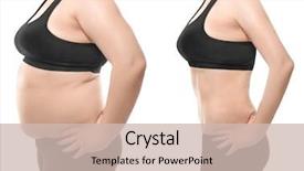  Presentation with loss - Theme featuring loss on white background health background and a soft green colored foreground