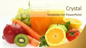  Presentation with loss prevention - Amazing slides having loss prevention - fresh fruits healthy vegetables backdrop and a cream colored foreground