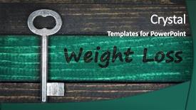  Presentation with word how to lose weight - Slides featuring loss word and old key background and a dark gray colored foreground