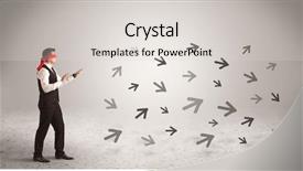  Presentation with blindfolded - Amazing presentation design having lost - male office worker standing blindfolded backdrop and a light gray colored foreground