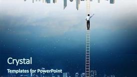  Presentation with lost - Presentation theme consisting of lost between two worlds background and a ocean colored foreground