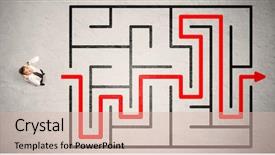  Presentation with lost - Beautiful PPT layouts featuring lost businessman found the way backdrop and a  colored foreground