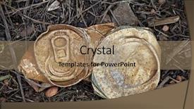  Presentation with lost - Audience pleasing PPT layouts consisting of lost ground - crumpled beer can discarded backdrop and a  colored foreground