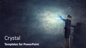  Presentation with lost - PPT theme featuring lost-in-darkness-mixed-media background and a wine colored foreground