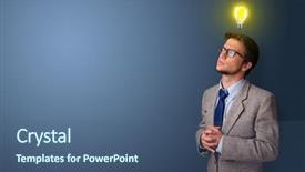  Presentation with idea - Cool new theme with lost time - young person looking for new backdrop and a ocean colored foreground