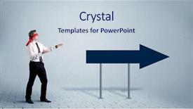  Presentation with lost people - Amazing presentation design having lost young sales person backdrop and a lemonade colored foreground