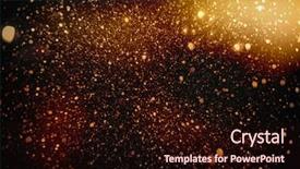  Presentation with blue swoosh abstract design - Presentation featuring blurriness - lot of blurry lights background and a wine colored foreground