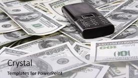  Presentation with phone - Theme enhanced with candid portrait of young beautiful and sweet woman in blue pullover smiling happy and cheerful in friendly face expression isolated on blue background in happiness concept background and a light blue colored foreground