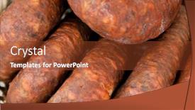  Presentation with chorizo - Amazing slide deck having lot-of-the-red-spanish backdrop and a tawny brown colored foreground