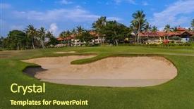  Presentation with bali temple - Presentation with lot temple in bali indonesia background and a tawny brown colored foreground