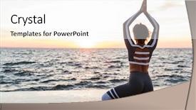  Presentation with amazing - Beautiful slide set featuring loto - image of amazing strong young backdrop and a  colored foreground