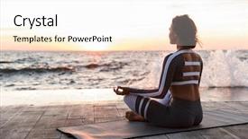  Presentation with strong - Presentation consisting of loto - image of strong young fitness background and a white colored foreground