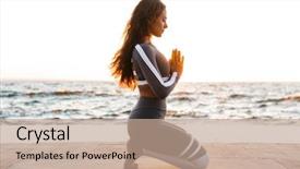  Presentation with strong - Amazing presentation design having loto - photo of strong young fitness backdrop and a coral colored foreground