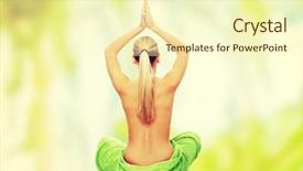  Presentation with woman nude erotic - Audience pleasing slide set consisting of loto - young beautiful nude blond woman backdrop and a  colored foreground