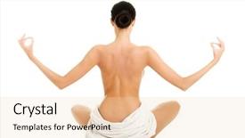  Presentation with woman nude erotic - Colorful slide set enhanced with loto - young beautiful nude woman backdrop and a  colored foreground