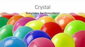  Presentation with coloured - Amazing presentation theme having lots-of-different-coloured-balloons backdrop and a white colored foreground