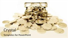  Presentation with treasure gold - Amazing PPT layouts having lots of gold backdrop and a lemonade colored foreground