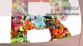  Presentation with letter - Cool new theme with lots-of-small-wooden-letters backdrop and a soft green colored foreground