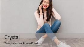  Presentation with fuel cell lots of rechargeable - Audience pleasing PPT layouts consisting of lotus pose over gray background backdrop and a light gray colored foreground