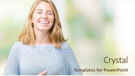  Presentation with coral reefs blue water beautiful sky - Slide set consisting of loud because funny crazy joke background and a  colored foreground