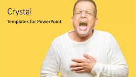  Presentation with arab countries - PPT theme enhanced with loud because funny crazy joke background and a yellow colored foreground