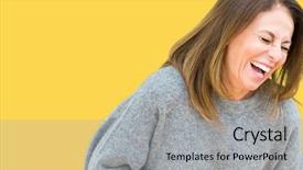  Presentation with crazy - Presentation design with loud because funny crazy joke background and a light gray colored foreground