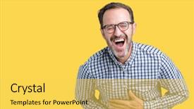  Presentation with elegant - Cool new presentation design with loud because funny crazy joke backdrop and a  colored foreground