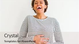  Presentation with african american weddig - Colorful PPT theme enhanced with loud because funny crazy joke backdrop and a coral colored foreground