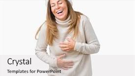  Presentation with physical fitness old age - Audience pleasing presentation theme consisting of loud because funny crazy joke backdrop and a  colored foreground