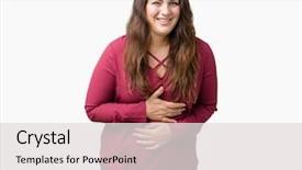  Presentation with crazy - Presentation theme featuring loud because funny crazy joke background and a  colored foreground