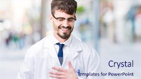  Presentation with professional - Cool new slide deck with loud because funny crazy joke backdrop and a  colored foreground