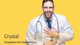  Presentation with crazy - Amazing presentation design having loud because funny crazy joke backdrop and a  colored foreground