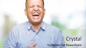  Presentation with arab - Amazing PPT theme having loud because funny crazy joke backdrop and a  colored foreground