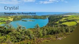  Presentation with west cork - Slides consisting of lough-hyne-west-cork-ireland background and a light blue colored foreground