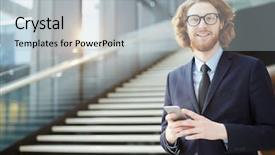  Presentation with airport lounge - Slide deck having lounge and searching for necessary background and a  colored foreground