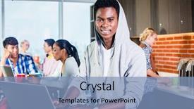  Presentation with coding - Beautiful theme featuring lounge of it start backdrop and a teal colored foreground