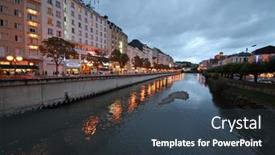  Presentation with lourdes - Presentation with lourdes-at-nightfall background and a tawny brown colored foreground