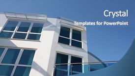  Presentation with smart home - Amazing PPT layouts having louvre - smart modern home backdrop and a  colored foreground